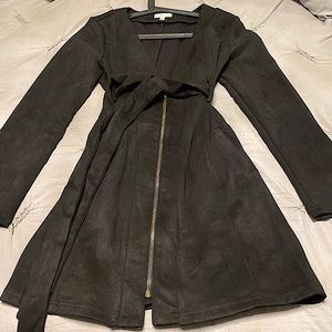 Brand new suede dress